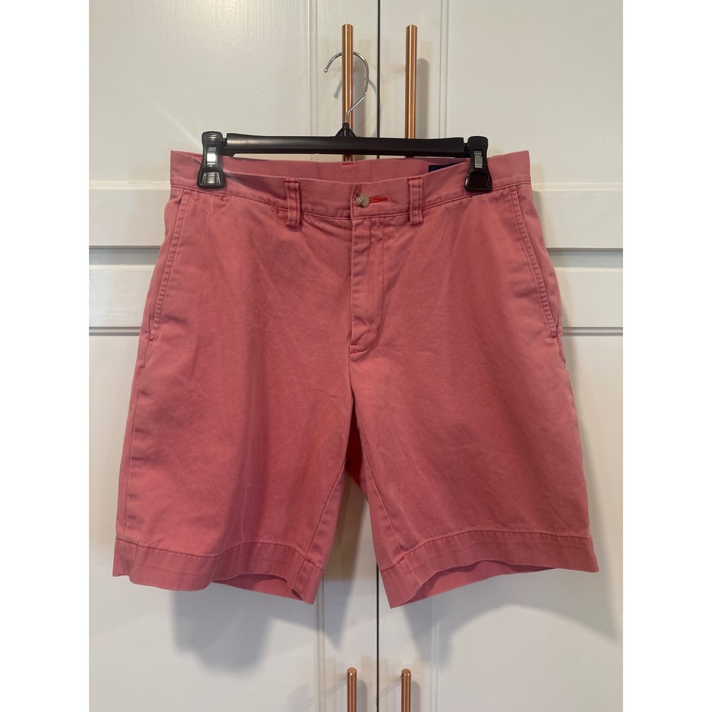 Polo Ralph Lauren Mens Classic Fit 9" Chino Shorts Salmon preppy Cotton Size 30